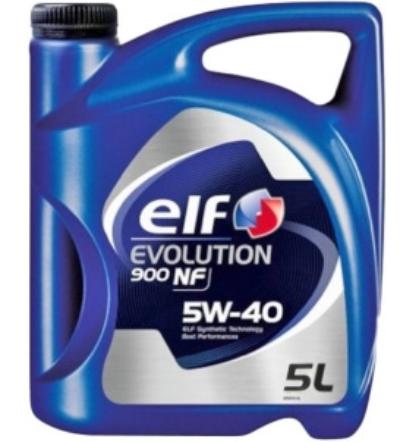 купить Масло моторное синтетическое ELF 5W40 EVOLUTION 900 NF (5л.) на Рено (Renault) Дачия (Dacia) Логан, МСВ, Дастер, Лоджи.