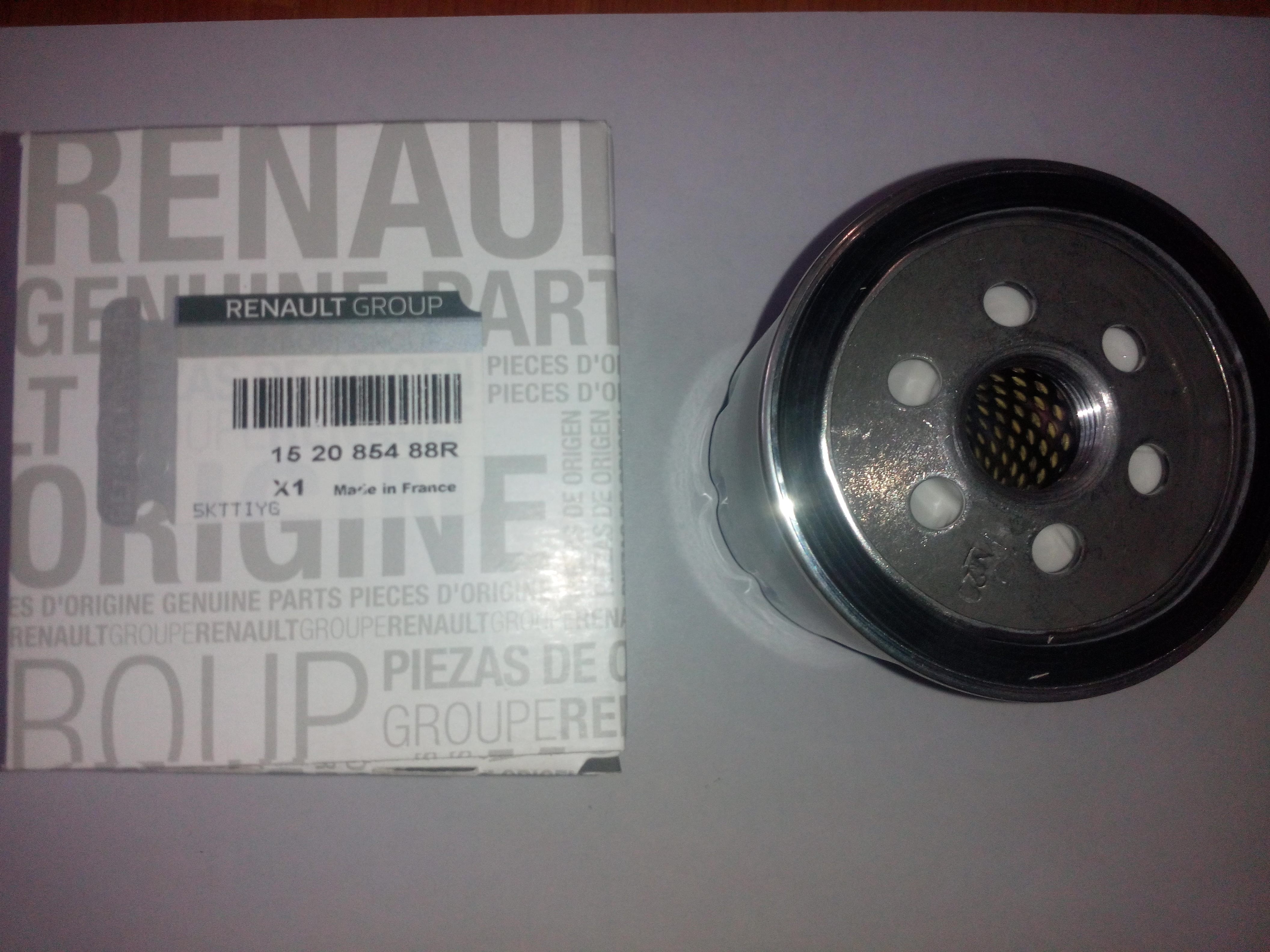 купить Масляный фильтр RENAULT 152085488R на Рено (Renault) Дачия (Dacia) Логан, МСВ, Дастер, Лоджи.