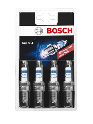 купить Свечи зажигания BOSCH FR78X SUPER-4 SB (комплект 4 шт) на Рено (Renault) Дачия (Dacia) Логан, МСВ, Дастер, Лоджи.